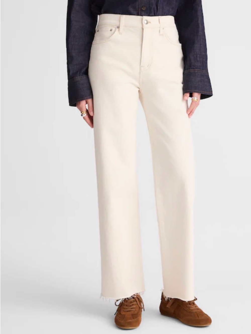 Madewell The Short Perfect Vintage Wide-Leg Crop Jean NWOT